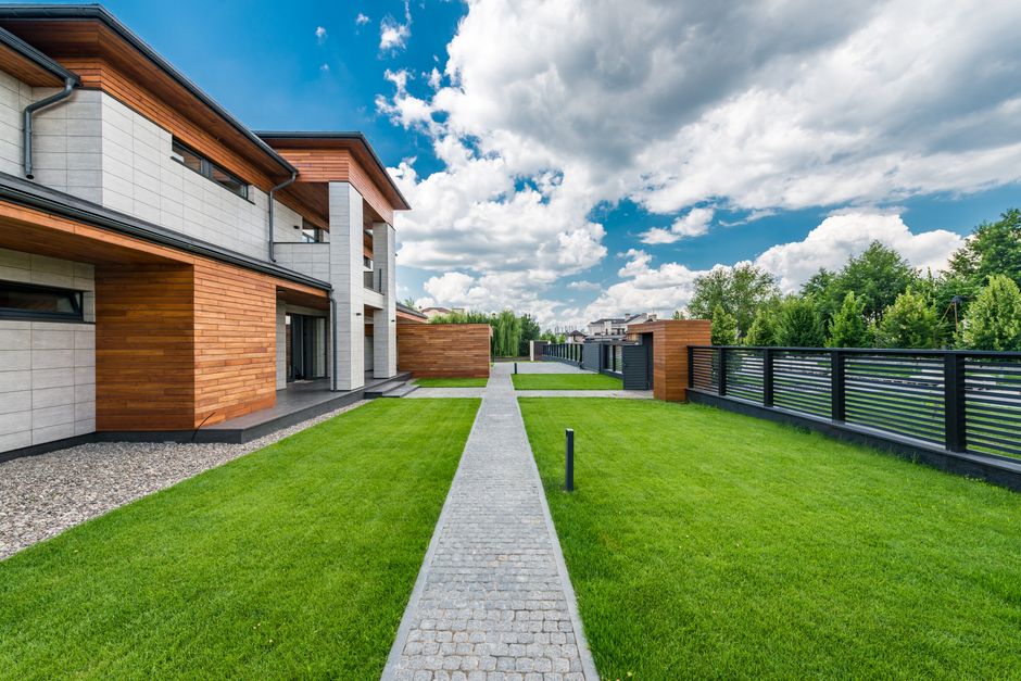 Modern home exterior showcasing new siding and insulation